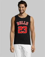 Bulls Jordan αμάνικο (Replica) - WHITE