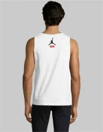 Bulls Jordan αμάνικο (Replica) - WHITE
