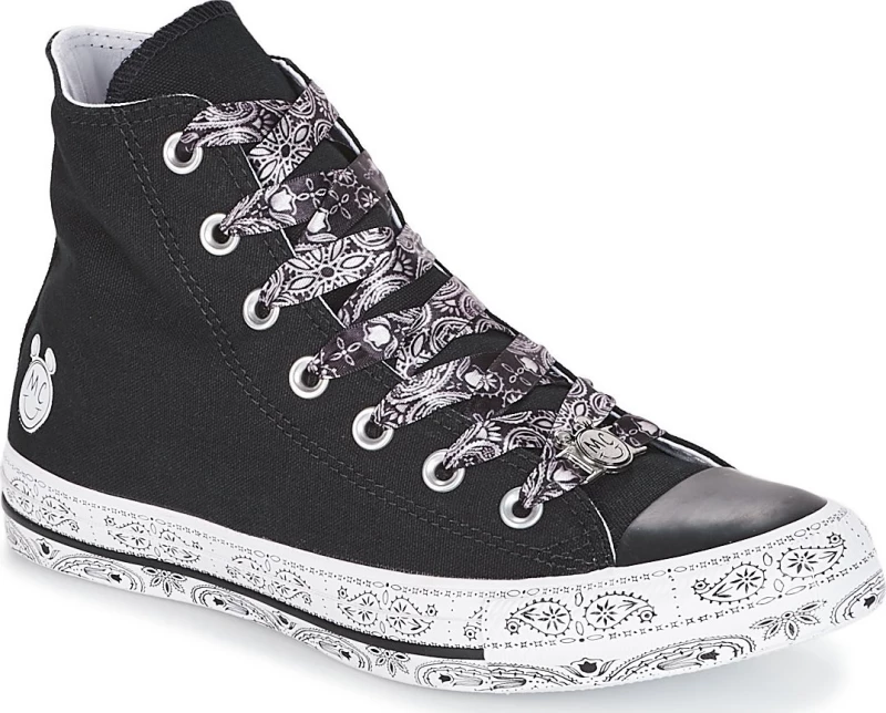 Converse X Miley Cyrus Chuck Taylor All Star Γυναικείο Μποτάκι Μαύρο