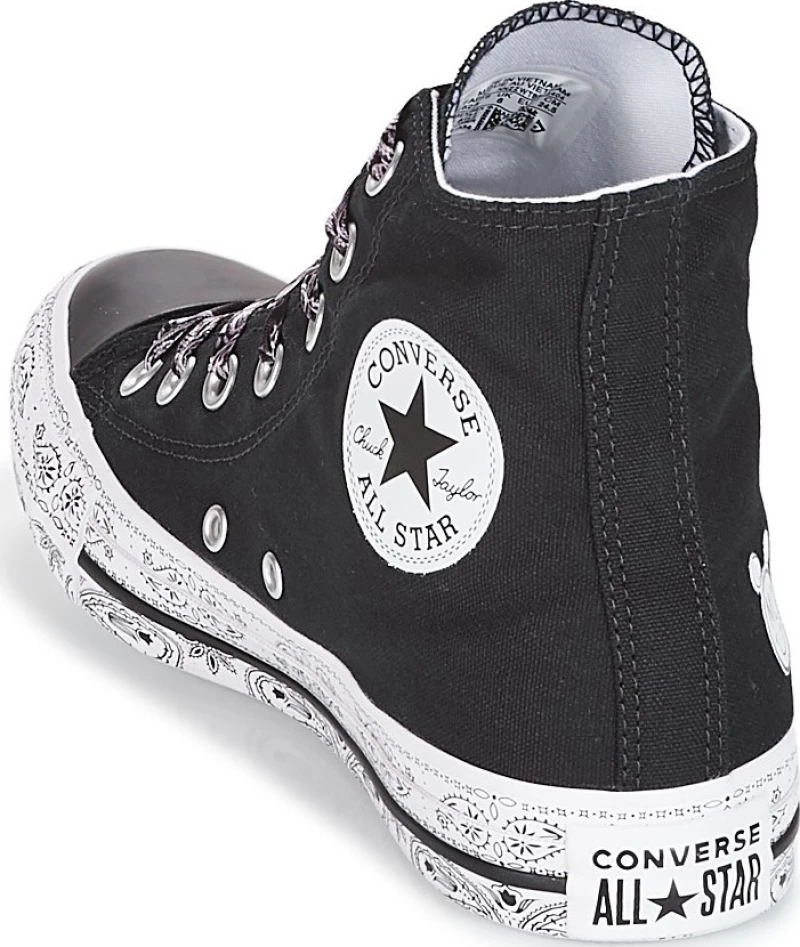 Converse X Miley Cyrus Chuck Taylor All Star Γυναικείο Μποτάκι Μαύρο