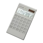 Olympia Αριθμομηχανή Απλή LCD-3112 12 Ψηφίων σε Ασημί Χρώμα