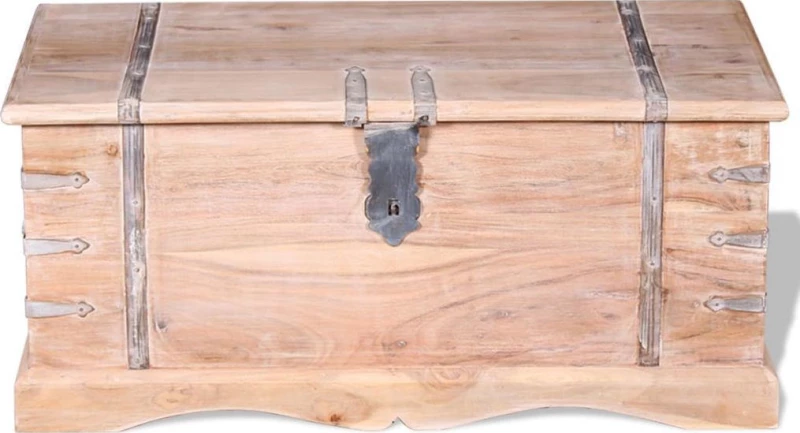 vidaXL Διακοσμητικό Μπαούλο Ξύλινο 90x40x40cm