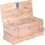 vidaXL Διακοσμητικό Μπαούλο Ξύλινο 90x40x40cm