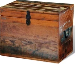 vidaXL Διακοσμητικό Μπαούλο Ξύλινο 38x28x31cm