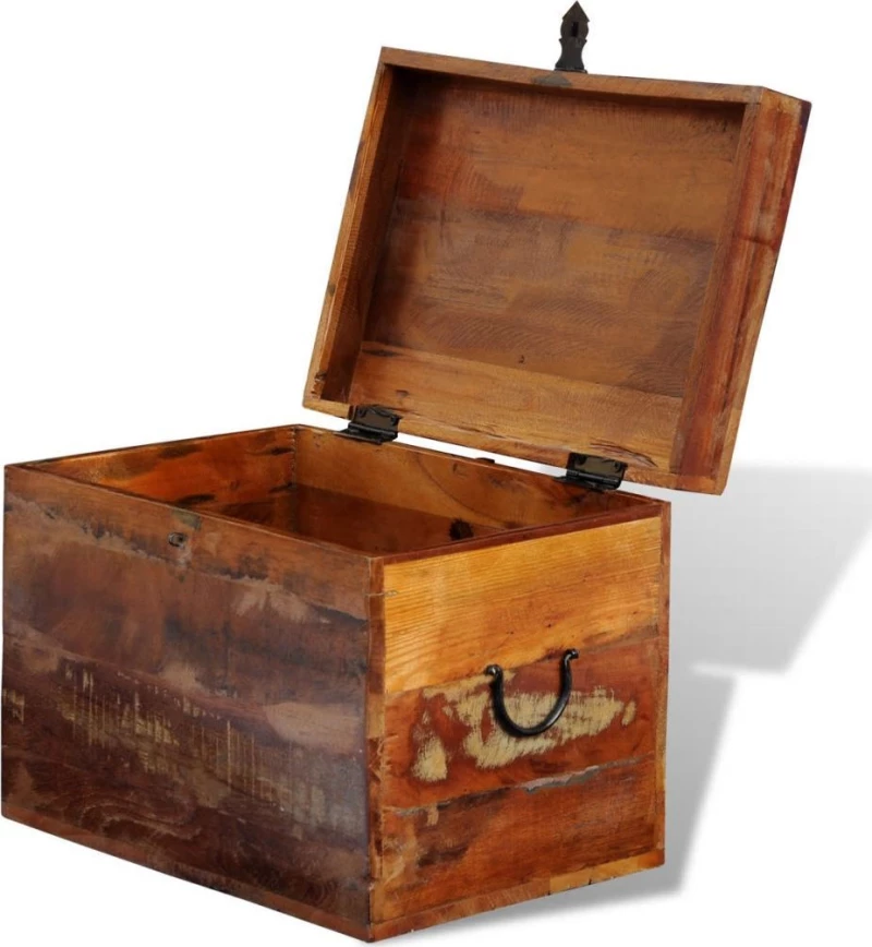 vidaXL Διακοσμητικό Μπαούλο Ξύλινο 38x28x31cm