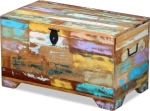 vidaXL Διακοσμητικό Μπαούλο Ξύλινο 73x39x41cm