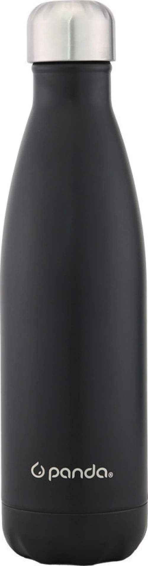 Panda Υδροδοχείο Ανοξείδωτο Μαύρο 0.5lt