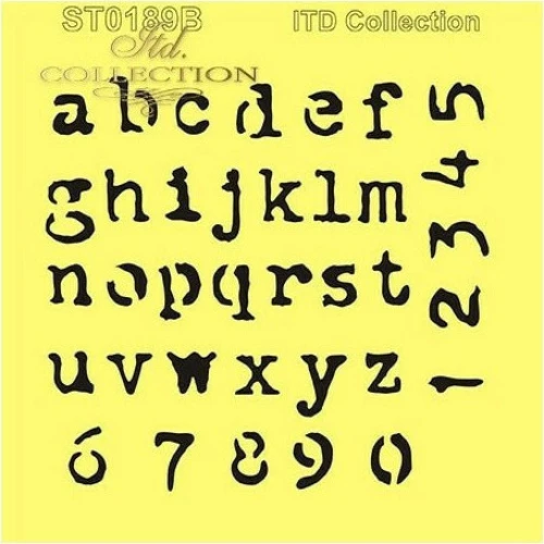 Στένσιλ ITD 16 x 16 ITDST0189