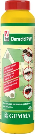 Gemma Σκόνη για Μυρμήγκια / Ψύλλους / Κατσαρίδες Duracid 200gr
