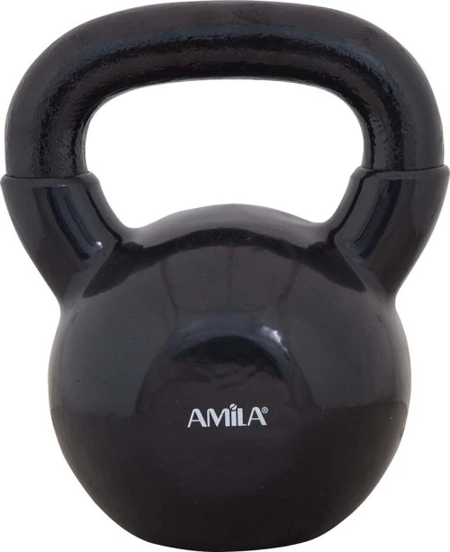 Amila 44509 Kettlebell Βινυλίου 20kg Μαύρο