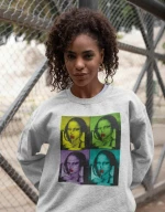 Mona Lisa Φούτερ W - WHITE