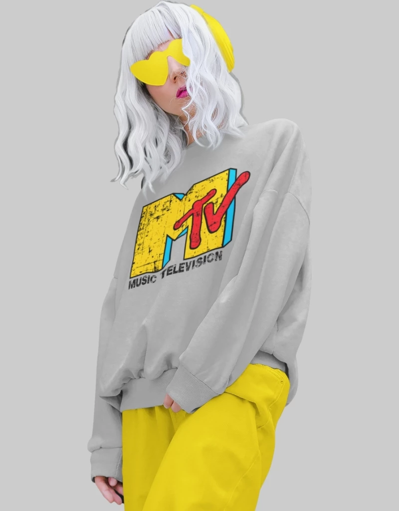 MTV W Sweatshirt - BLACK