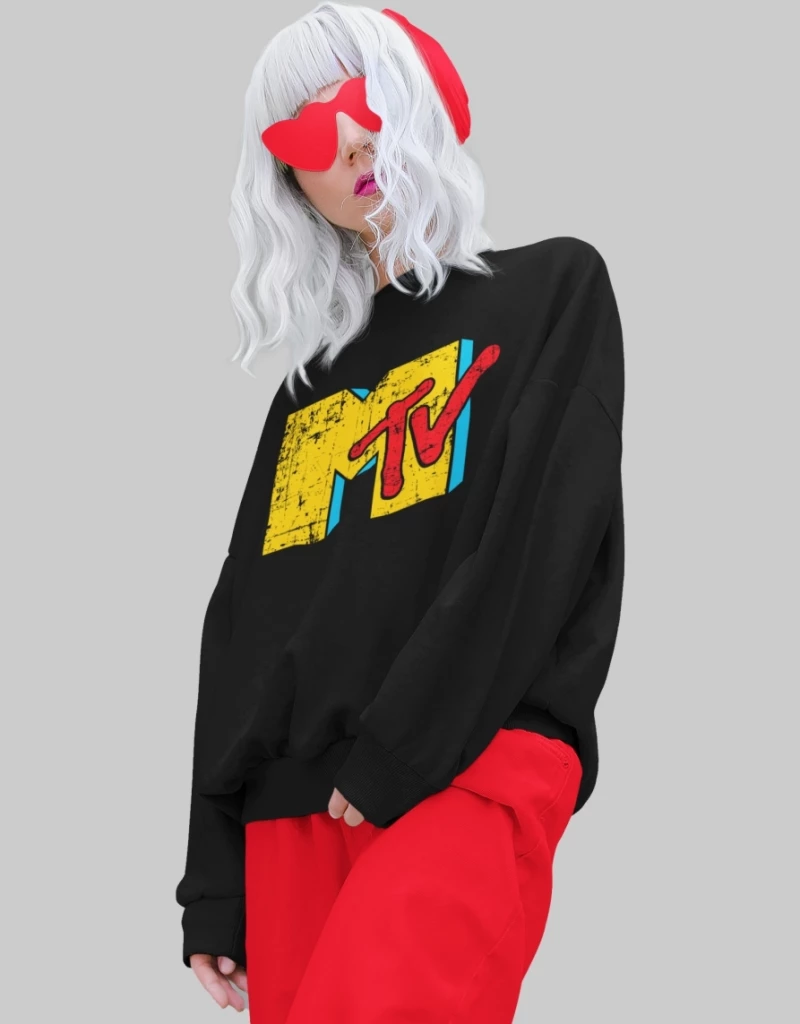 MTV W Sweatshirt - BLACK