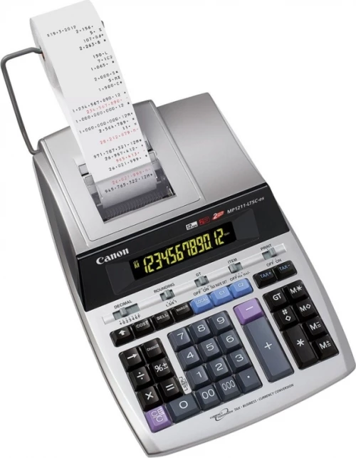 Canon Αριθμομηχανή Χαρτοταινίας MP1211-LTSC 12 Ψηφίων σε Ασημί Χρώμα