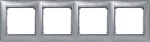 Legrand Valena 4 Θέσεων 770344 Ασημί