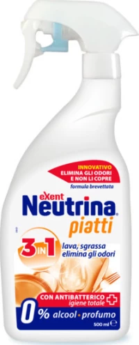 Exent Neutrina Υγρό Πιάτων Piatti 500ml