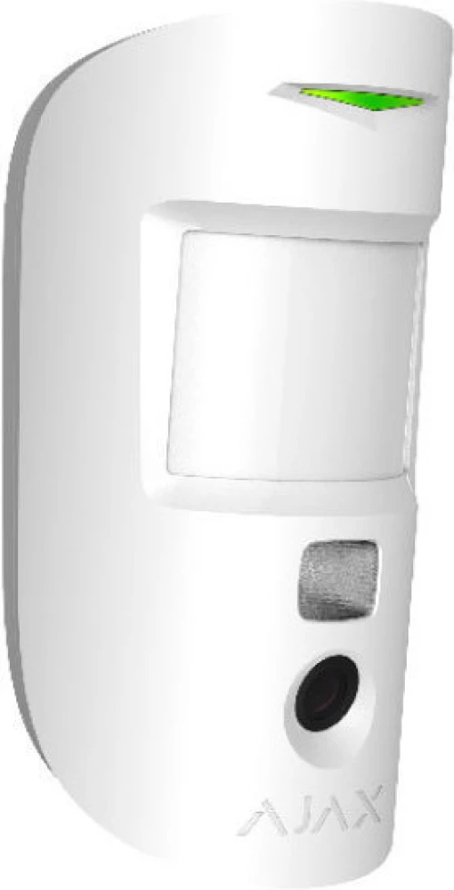 Ajax Systems MotionCam Ανιχνευτής Κίνησης PIR με Ενσωματωμένη Κάμερα για Οπτική Επαλήθευση Συναγερμού 20.52.242.221 Λευκό