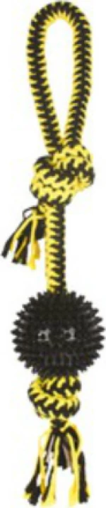 M-Pets Twist Prickly Ball 42cm Yellow