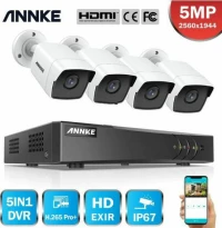 ANNKE DW81KD 8CH 5MP DVR + 4 CAM CR1BG 5MP ΕΞΩΤΕΡΙΚΕΣ FULL SET