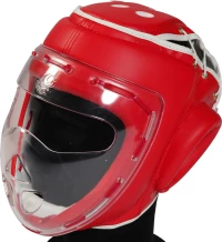 Head Guard Olympus - Plexy Glass Κόκκινο