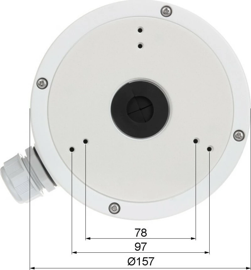 Hikvision Ds-1280Zj-M Μεταλλική Βάση - Κουτί Συνδέσεων