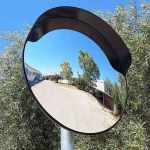 Doorado Καθρέφτης Κυκλοφορίας 45cm Μάυρος PARK-EC-45