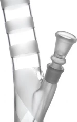Γυάλινο Bong Bullet Stripped - 26cm