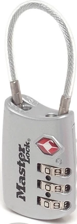 Master Lock 4688EURD Λουκέτο με Συρματόσχοινο Συνδυασμού 30mm 468800112
