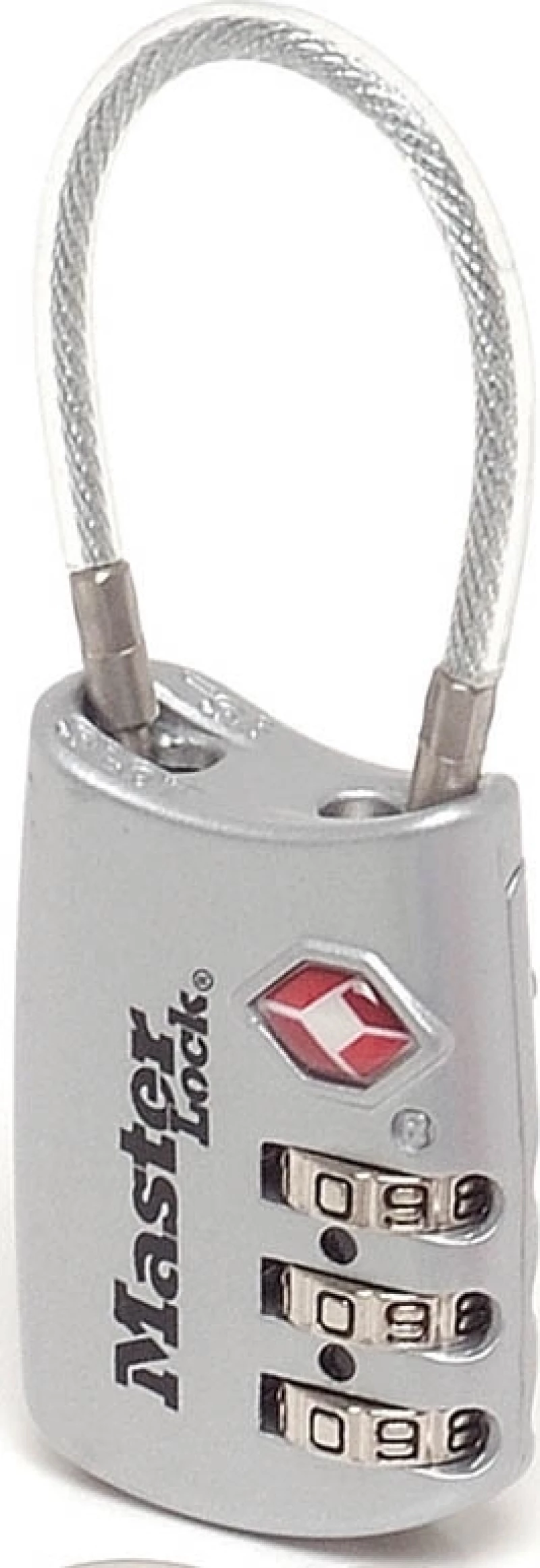 Master Lock 4688EURD Λουκέτο με Συρματόσχοινο Συνδυασμού 30mm 468800112