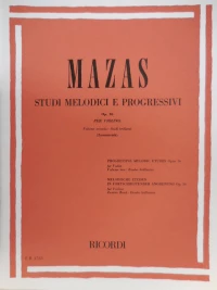 Ricordi Mazas - Etudes Op.36 N.1