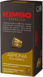 Kimbo Κάψουλες Espresso Armonia Συμβατές με Μηχανή Nespresso 10caps