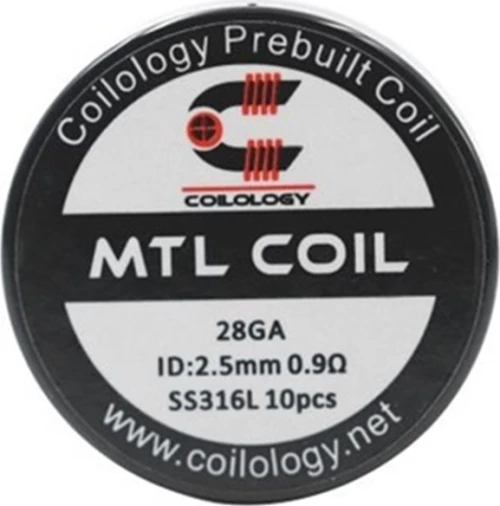 Coilology Coil MTL SS316L 0.9ohm 10pcs