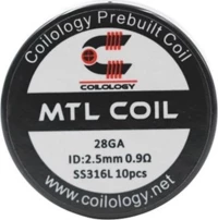Coilology Coil MTL SS316L 0.9ohm 10pcs