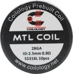 Coilology Coil MTL SS316L 0.9ohm 10pcs