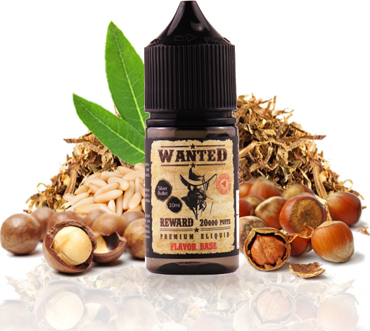 Wanted Flavor Shots Silver Bullet 10ml to 30ml