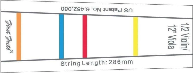 Gewa Fingerboard Marking First Fret 286 mm for 1/2 Violin and 30.5 cm (12") Viola