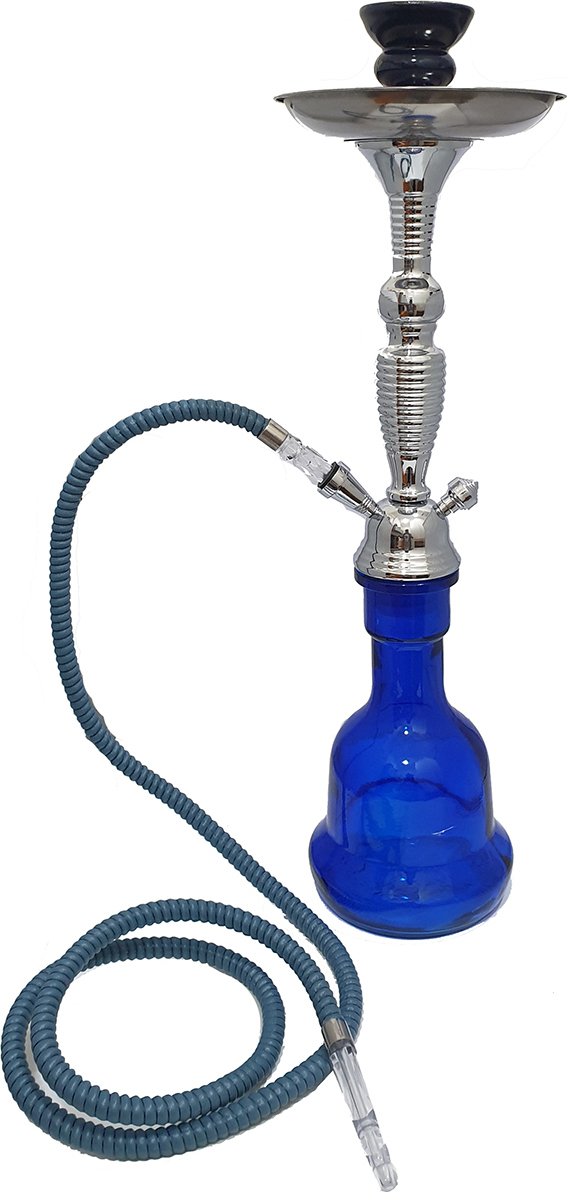 Γυάλινος Ναργιλές Cobra 19118 Μπλε 60 cm
