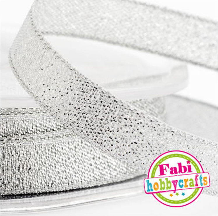 Fabi Κορδέλα Ασημί Lurex 0.5cmx10m
