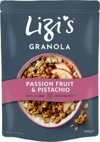 Lizi's Granola Passionfruit & Pistachio 400gr
