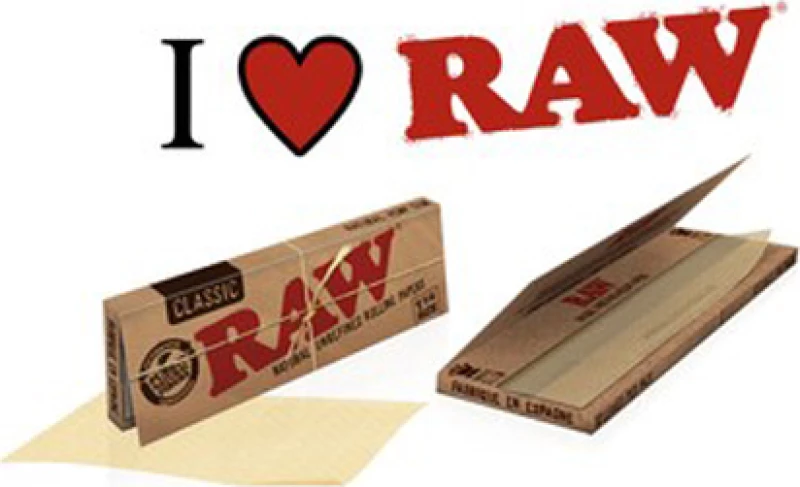 Raw Χαρτάκια Organic Hemp 1&1/4 50 φύλλα 24τμχ