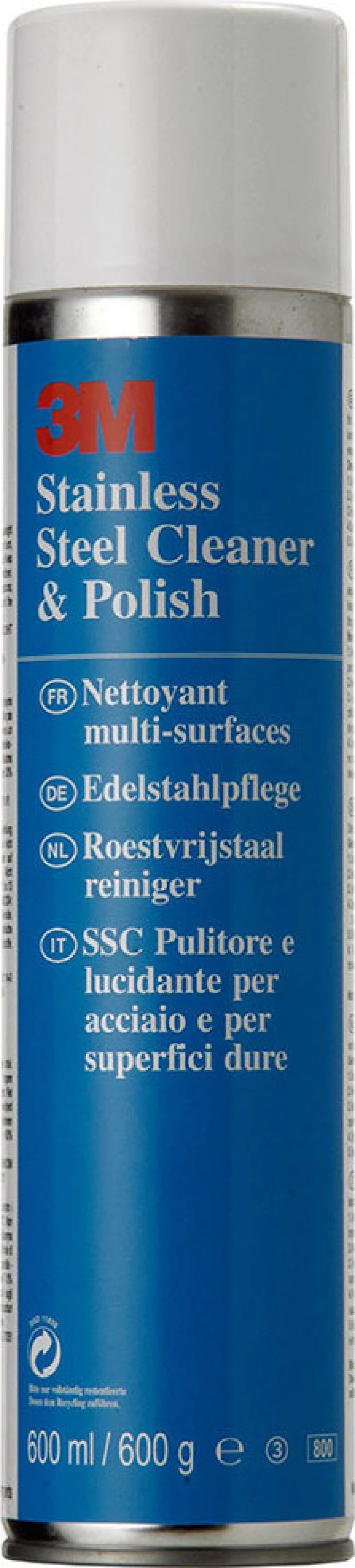 Καθαριστικό Ανοξείδωτων επιφανειών 3M Stainless Steel Cleaner spray 600ml