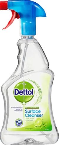 Dettol Surface Cleanser Lime & Mint Απολυμαντικό Spray 500ml