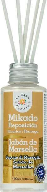 La Casa de los Aromas Αρωματικό Χώρου με Sticks Σαπούνι Μασσαλίας 100ml