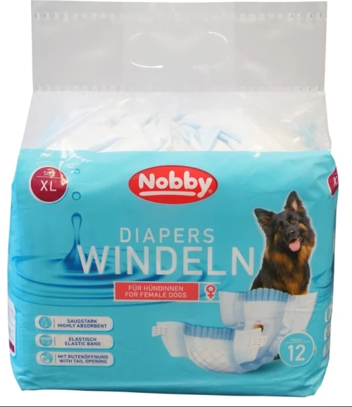 Nobby Diapers Windeln Female XLarge 12τμχ