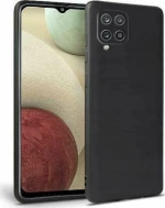 Back Cover Σιλικόνης Μαύρο (Galaxy A12)