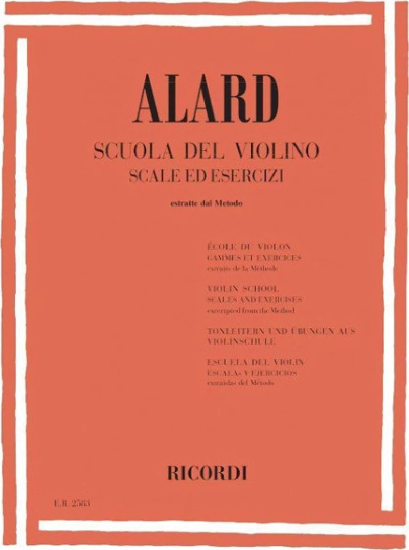 Ricordi Alard - Violin Scales & Exercices για Βιολί