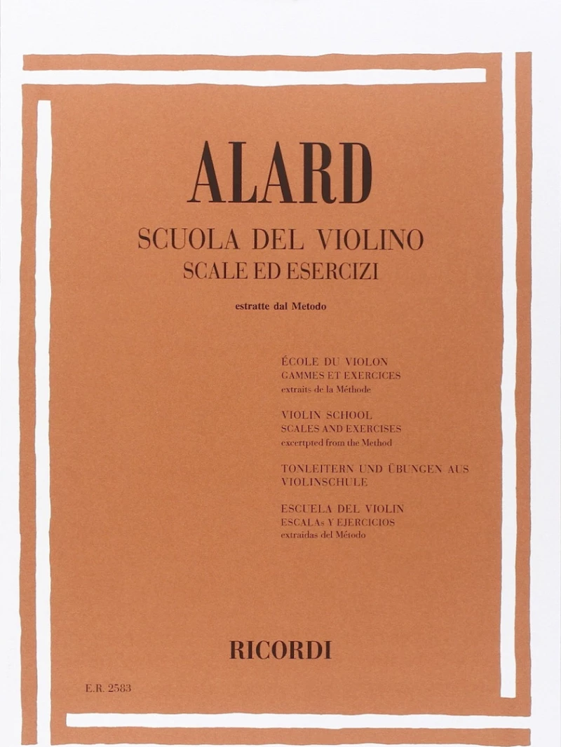Ricordi Alard - Violin Scales & Exercices για Βιολί
