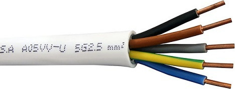 Καλώδιο μονόκλωνο ΝΥM 5Χ2,5mm