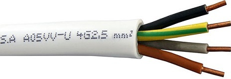 Καλώδιο μονόκλωνο ΝΥM 4Χ2,5mm