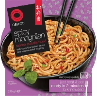 Στιγμιαία Νουντλς Obento Spicy Mongolian Ramen Noodle Bowl 240g